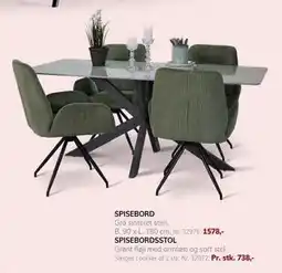 Daells Bolighus SPISEBORDSSTOL, DKK 738 tilbud