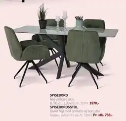 Daells Bolighus SPISEBORD, DKK 1578 tilbud
