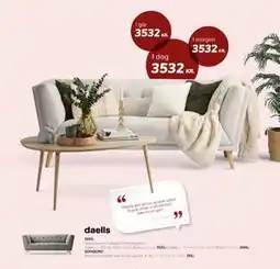 Daells Bolighus SOFA, DKK 3532 tilbud