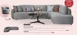 Daells Bolighus SOFA MED OPEN END, DKK 12275 tilbud