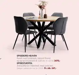 Daells Bolighus SPISEBORD HEAVEN, DKK 3470 tilbud