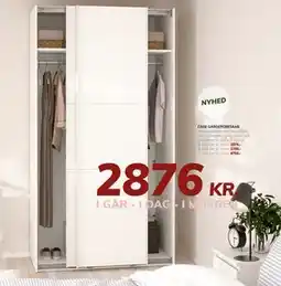 Daells Bolighus CASE GARDEROBESKAB tilbud