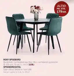 Daells Bolighus ROXY SPISEBORD, DKK 1136 tilbud