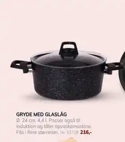 Daells Bolighus GRYDE MED GLASLÅG, DKK 216 tilbud