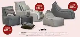 Daells Bolighus SÆKKESTOL, DKK 888 tilbud
