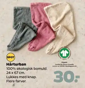 Netto Hårturban, DKK 30 tilbud