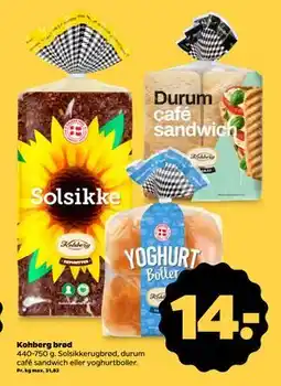 Netto Kohberg brød, DKK 14 tilbud