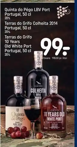 REMA 1000 Terras do Grifo 10 Years Old White Port Portugal, 50 cl, DKK 99 tilbud