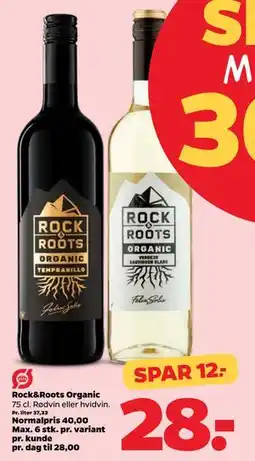 Netto Rock&Roots Organic, DKK 28 tilbud