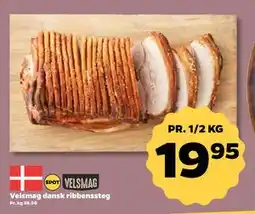 Netto Velsmag dansk ribbenssteg, DKK 19.95 tilbud
