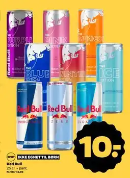 Netto Red Bull, DKK 10 tilbud
