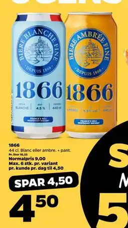 Netto 1866, DKK 4.5 tilbud