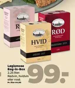 Netto Løgismose Bag-in-Box, DKK 99 tilbud