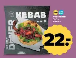 Netto Oksekebab, DKK 22 tilbud