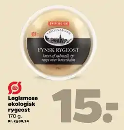 Netto Løgismose økologisk rygeost, DKK 15 tilbud