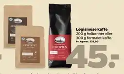 Netto Løgismose kaffe, DKK 45 tilbud