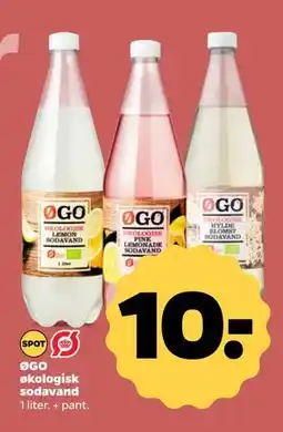 Netto ØGO økologisk sodavand, DKK 10 tilbud