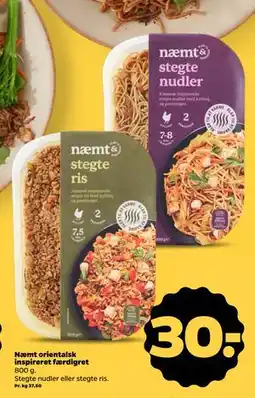 Netto Næmt orientalsk inspireret færdigret, DKK 30 tilbud