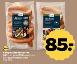 Netto Lampe storkøbspølser, DKK 85 tilbud