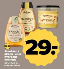 Netto Jakobsens akacie- eller hverdagshonning, DKK 29 tilbud