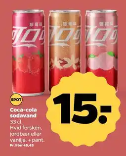 Netto Coca-cola sodavand, DKK 15 tilbud