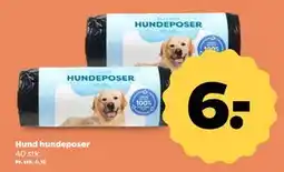 Netto Hund hundeposer, DKK 6 tilbud