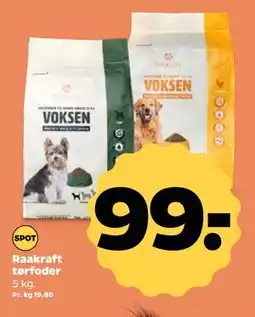 Netto Raakraft tørfoder, DKK 99 tilbud