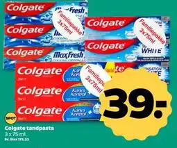 Netto Colgate tandpasta, DKK 39 tilbud