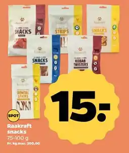 Netto Raakraft snacks, DKK 15 tilbud