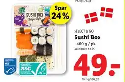 Lidl Sushi Box, DKK 49 tilbud