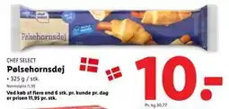 Lidl Pølsehornsdej, DKK 10 tilbud