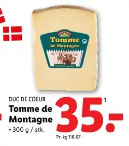 Lidl Tomme de Montagne, DKK 35 tilbud
