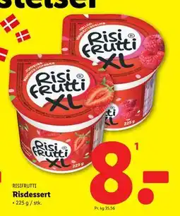 Lidl Risdessert, DKK 8 tilbud