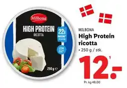 Lidl High Protein ricotta, DKK 12 tilbud