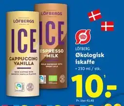 Lidl Økologisk iskaffe, DKK 10 tilbud