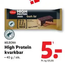 Lidl High Protein kvarkbar, DKK 5 tilbud