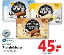 Lidl Proteinisbarer, DKK 45 tilbud