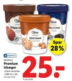 Lidl Premium isbæger, DKK 25 tilbud