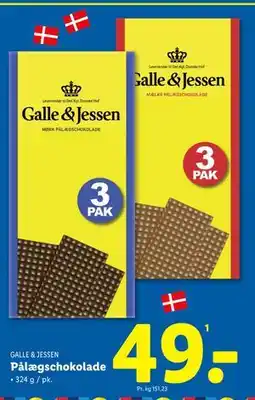 Lidl Pålægschokolade, DKK 49 tilbud
