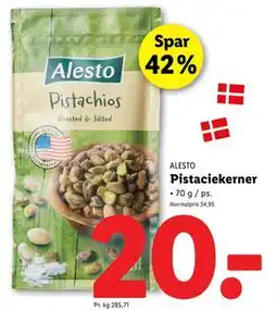 Lidl Pistaciekerner, DKK 20 tilbud