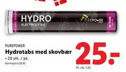 Lidl Hydrotabs med skovbær, DKK 25 tilbud
