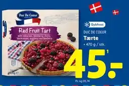 Lidl Tærte, DKK 45 tilbud