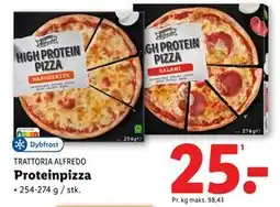 Lidl Proteinpizza, DKK 25 tilbud