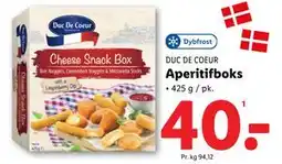 Lidl Aperitifboks, DKK 40 tilbud