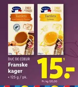 Lidl Franske kager, DKK 15 tilbud