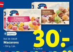 Lidl Macarons, DKK 30 tilbud