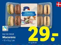 Lidl Macarons, DKK 29 tilbud