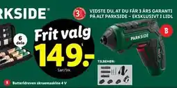 Lidl Batteridreven skruemaskine 4 V, DKK 149 tilbud