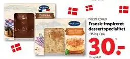 Lidl Fransk-inspireret dessertspecialitet, DKK 30 tilbud