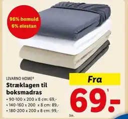 Lidl Stræklagen til boksmadras tilbud